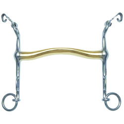 Mors de bridão Stübben 2490 equitação 16 mm
