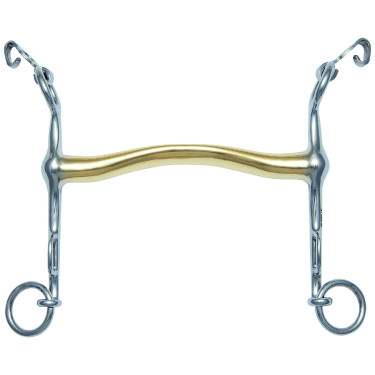 Mors de bridão Stübben 2490 equitação 16 mm