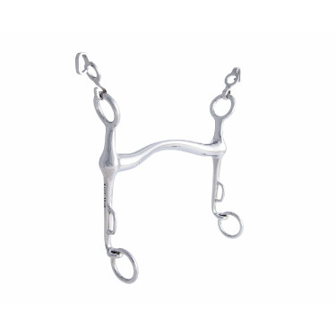 Mors de bridão Stübben 2490 Fine Line canhão 16 mm