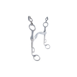 Mors de bridão Stübben 2490 Fine Line canhão 16 mm