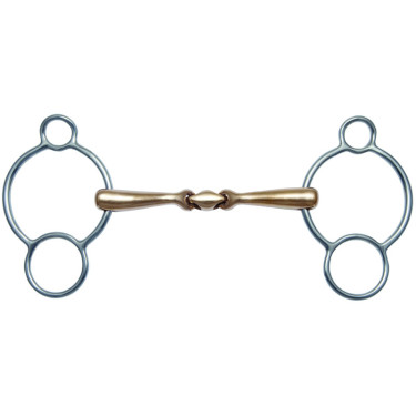 Mors Gebiss Stübben 2980 contato rápido 3 anéis Bridão bocal 16 mm