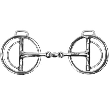 Freio de equitação Stübben Danish Guard 14 mm cobre