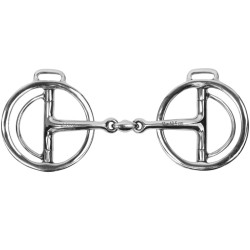 Freio de equitação Stübben Danish Guard 14 mm cobre