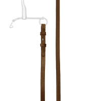 Rendas de bridão Stübben couro planas estreitas Ébano