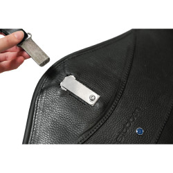 Cinta peitoral Stübben Pro-Jump Safety Preto