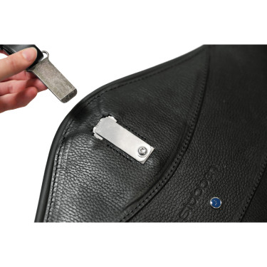 Cinta peitoral Stübben Pro-Jump Safety Preto