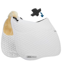 Almofada de adestramento Stübben pele de cordeiro Streamline Branco