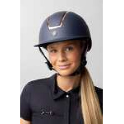 Capacete Atmos Metallic II Horze Marinho / ouro rosa Azul-marinho