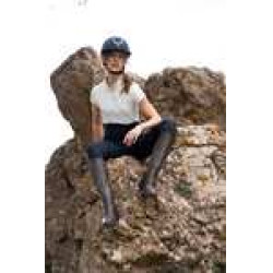 Legging Hybrid Horze Anya feminino fullgrip Marinho escuro Azul