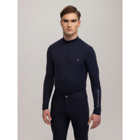 Baselayer com gola Tommy Hilfiger Equestrian Phoenix masculino Azul-marinho