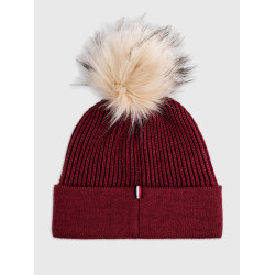 Gorro Tommy Hilfiger Equestrian Vancouvert com Pompom Gorro Tommy Hilfiger Equestrian Vancouvert com Pompom