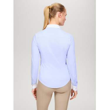 Camisa Tommy Hilfiger Equestrian Essex Stretch Oxford de manga comprida feminina Multicolor Camisa Tommy Hilfiger Equestrian Essex Stretch Oxford de manga comprida feminina Multicolor