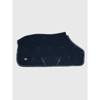 Cobertor polar Tommy Hilfiger Equestrian Oxford Azul-marinho
