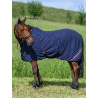 Capa secante Tommy Hilfiger Equestrian em relevo Azul-marinho Capa secante Tommy Hilfiger Equestrian em relevo Azul-marinho
