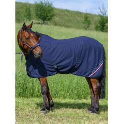 Capa secante Tommy Hilfiger Equestrian em relevo Azul-marinho