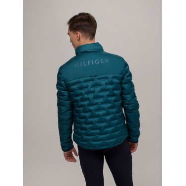 Casaco acolchoado Tommy Hilfiger Equestrian Charleston masculino Casaco acolchoado Tommy Hilfiger Equestrian Charleston masculino