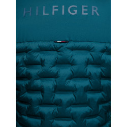 Casaco acolchoado Tommy Hilfiger Equestrian Charleston masculino Turquesa Azul Casaco acolchoado Tommy Hilfiger Equestrian Charleston masculino Turquesa Azul