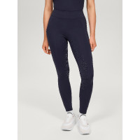 Legging Tommy Hilfiger Equestrian Amber cintura alta full grip feminino Azul-marinho