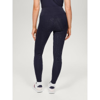 Legging Tommy Hilfiger Equestrian Amber cintura alta full grip feminino Azul-marinho