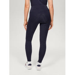 Legging Tommy Hilfiger Equestrian Amber cintura alta full grip feminino Azul-marinho