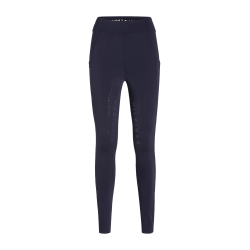 Legging Tommy Hilfiger Equestrian Amber cintura alta full grip feminino Azul-marinho