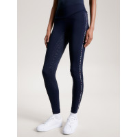 Legging Tommy Hilfiger Equestrian Rome full grip feminino Azul-marinho