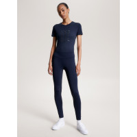 Legging Tommy Hilfiger Equestrian Rome full grip feminino Azul-marinho Legging Tommy Hilfiger Equestrian Rome full grip feminino Azul-marinho