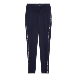 Legging Tommy Hilfiger Equestrian Rome full grip feminino Azul-marinho Legging Tommy Hilfiger Equestrian Rome full grip feminino Azul-marinho