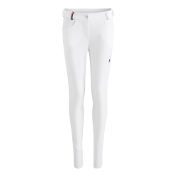 Calça Tommy Hilfiger Equestrian Classic feminina com grip nos joelhos Calça Tommy Hilfiger Equestrian Classic feminina com grip nos joelhos