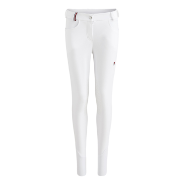Calça Tommy Hilfiger Equestrian Classic feminina com grip nos joelhos Calça Tommy Hilfiger Equestrian Classic feminina com grip nos joelhos