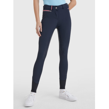 Calça Tommy Hilfiger Equestrian feminina full grip Calça Tommy Hilfiger Equestrian feminina full grip