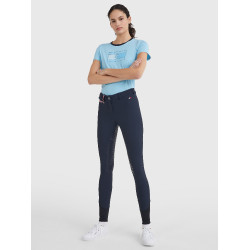 Calça Tommy Hilfiger Equestrian feminina full grip Calça Tommy Hilfiger Equestrian feminina full grip