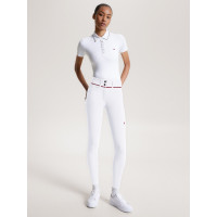 Calça Tommy Hilfiger Equestrian Geneva full grip feminina Branco Calça Tommy Hilfiger Equestrian Geneva full grip feminina Branco