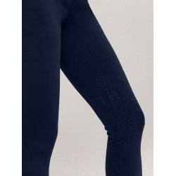 Calça Tommy Hilfiger Equestrian Geneva com grip nos joelhos para mulher Azul-marinho Calça Tommy Hilfiger Equestrian Geneva com grip nos joelhos para mulher Azul-marinho