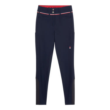 Calça Tommy Hilfiger Equestrian Geneva com grip nos joelhos para mulher Calça Tommy Hilfiger Equestrian Geneva com grip nos joelhos para mulher