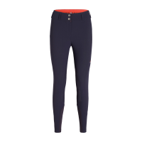 Calça Tommy Hilfiger Equestrian Helena feminina com grip nos joelhos Azul-marinho
