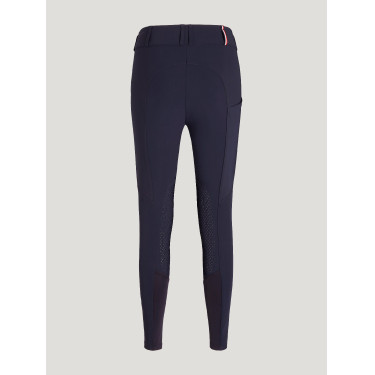 Calça Tommy Hilfiger Equestrian Helena feminina com grip nos joelhos Calça Tommy Hilfiger Equestrian Helena feminina com grip nos joelhos