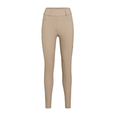 Calça Tommy Hilfiger Equestrian Highland Hybrid feminina com grip nos joelhos Calça Tommy Hilfiger Equestrian Highland Hybrid feminina com grip nos joelhos