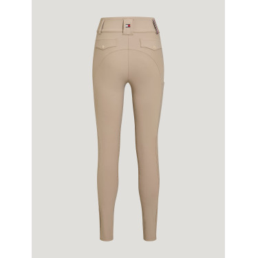 Calça Tommy Hilfiger Equestrian Highland Hybrid feminina com grip nos joelhos Calça Tommy Hilfiger Equestrian Highland Hybrid feminina com grip nos joelhos
