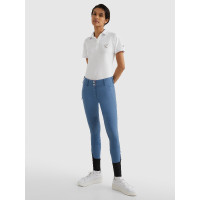 Calça Tommy Hilfiger Equestrian Pro feminina com grip nos joelhos Costa Azul Calça Tommy Hilfiger Equestrian Pro feminina com grip nos joelhos Costa Azul