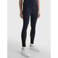 Calça Tommy Hilfiger Equestrian Pro masculina com grip nos joelhos Azul-marinho Calça Tommy Hilfiger Equestrian Pro masculina com grip nos joelhos Azul-marinho