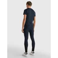 Calça Tommy Hilfiger Equestrian Pro masculina com grip nos joelhos Branco