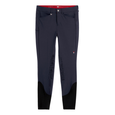 Calça Tommy Hilfiger Equestrian Pro masculina com grip nos joelhos Calça Tommy Hilfiger Equestrian Pro masculina com grip nos joelhos