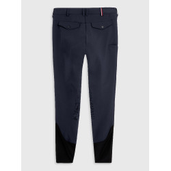 Calça Tommy Hilfiger Equestrian Pro masculina com grip nos joelhos Azul-marinho Calça Tommy Hilfiger Equestrian Pro masculina com grip nos joelhos Azul-marinho