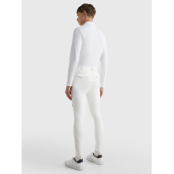 Calça Tommy Hilfiger Equestrian Pro masculina com grip nos joelhos Calça Tommy Hilfiger Equestrian Pro masculina com grip nos joelhos