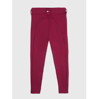 Calça Tommy Hilfiger Equestrian Vermont grip nos joelhos feminino Vermelho