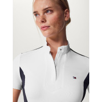Polo de competição Tommy Hilfiger Equestrian Avon de mangas curtas feminino Multicolor Polo de competição Tommy Hilfiger Equestrian Avon de mangas curtas feminino Multicolor