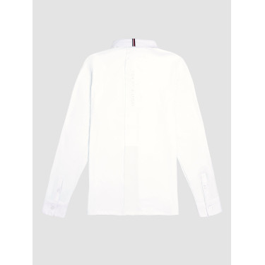 Camisa de competição Tommy Hilfiger Equestrian Columbus de manga comprida masculina Camisa de competição Tommy Hilfiger Equestrian Columbus de manga comprida masculina