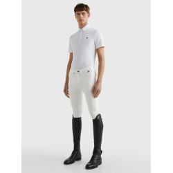 Polo de competição Tommy Hilfiger Equestrian Fresh Air Performance de mangas curtas para homem