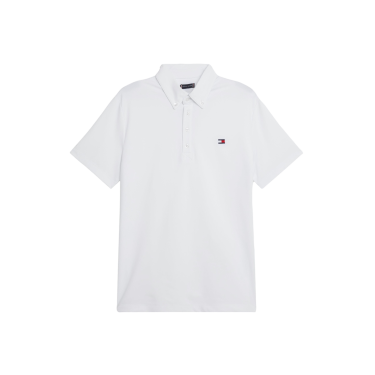 Polo de competição Tommy Hilfiger Equestrian Fresh Air Performance de mangas curtas para homem Polo de competição Tommy Hilfiger Equestrian Fresh Air Performance de mangas curtas para homem